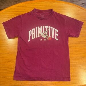 Primitive Maroon Graphic Short Sleeve Skate wear🕊️